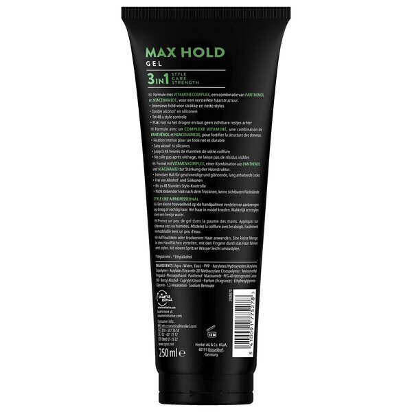 Syoss Syossgel Maxhold Bnl<br>250ml