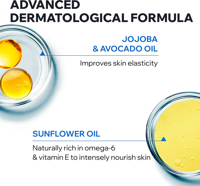 Uriage Bariéderm Cica Dermatologisches Öl, pflegendes Körperöl gegen Dehnungsstreifen