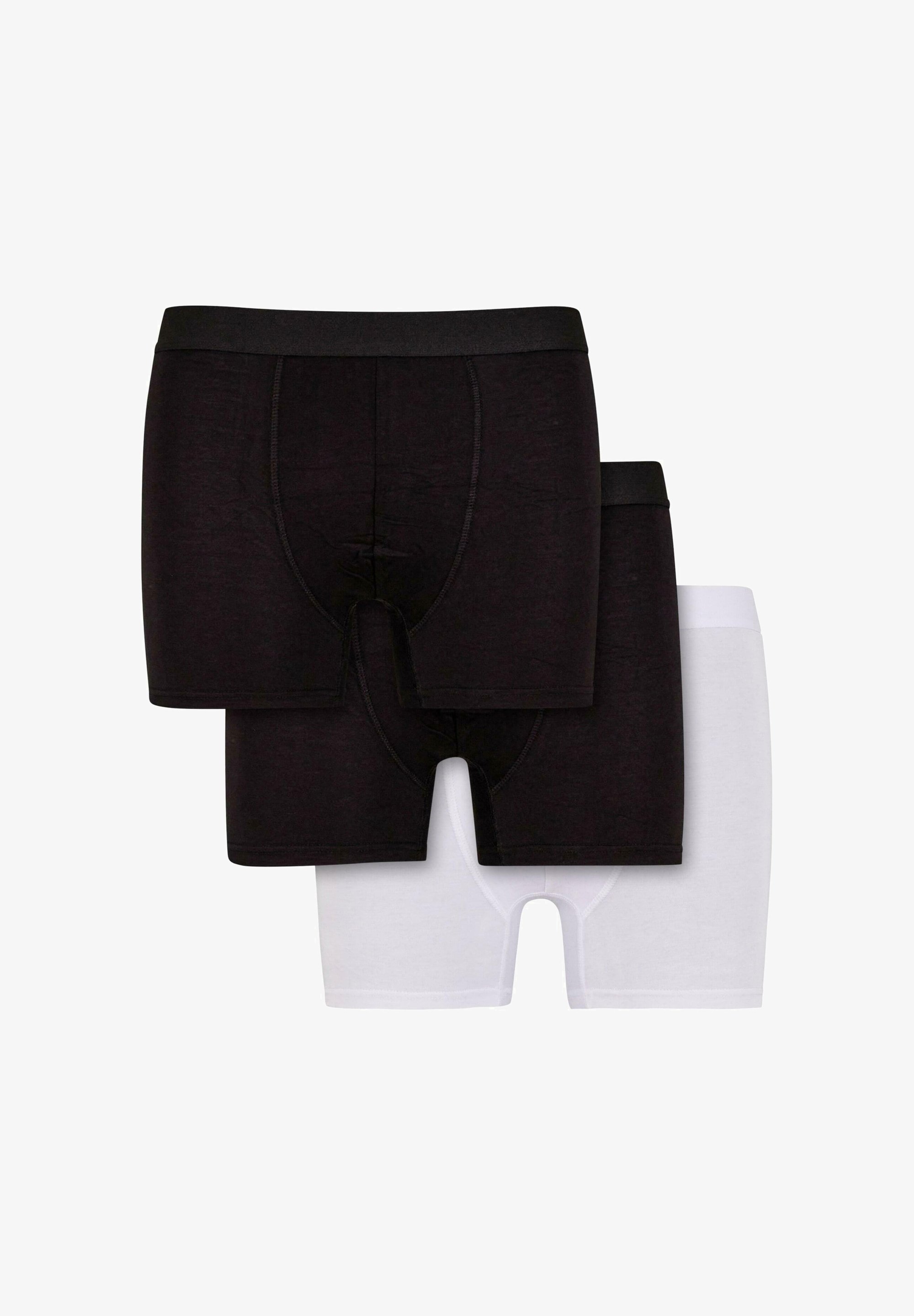 Urban Classics 3-PACK - Boxershorts - zwart zwart wit