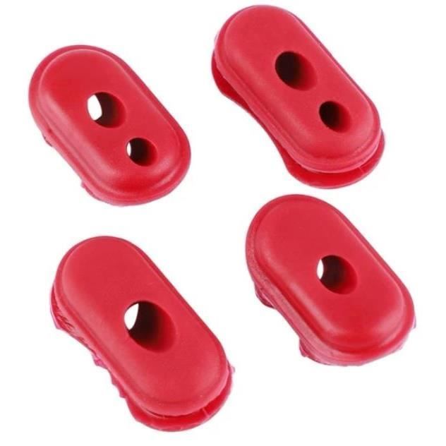 Waterdichte siliconenkabels voor Xiaomi M365 scooters - Rood