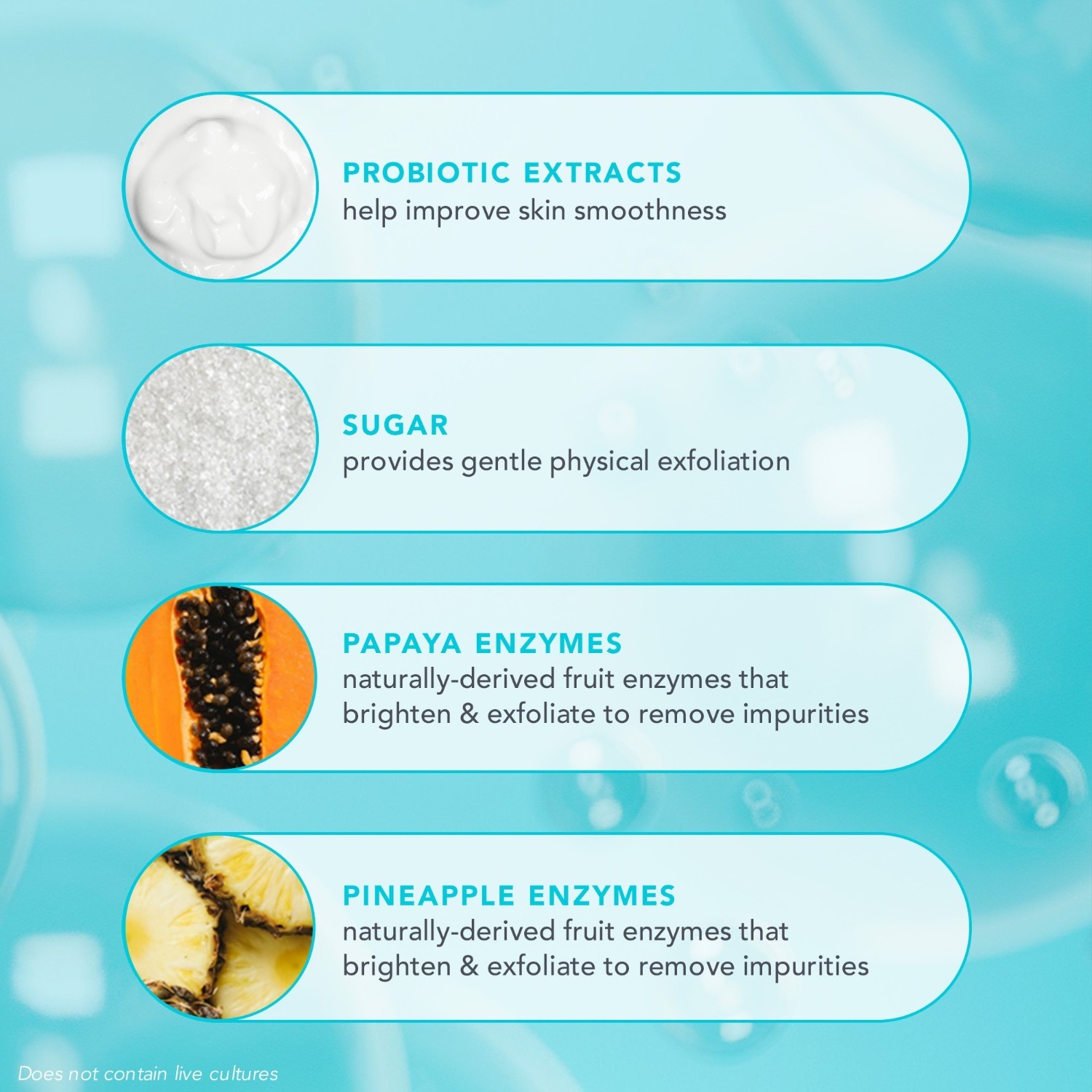 TULA Pleťový peeling s probiotikami a superpotravinami pre žiarivo krásnu pleť – 82 g