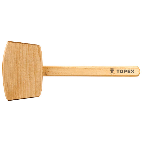 Młotek drewniany stolarski kwadrat 500g TOPEX 02A050