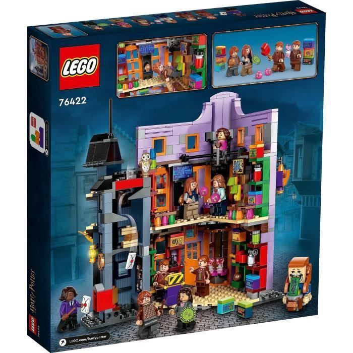LEGO® Harry Potter 76422 Le Chemin de Traverse : Weasley, Farces pour Sorciers Facétieux, Jouet
