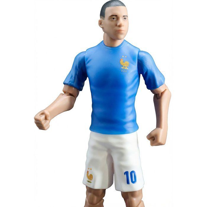 Figura articulada - Seleção Francesa - MEGABLEU - Mbappé número 10 - 20 cm