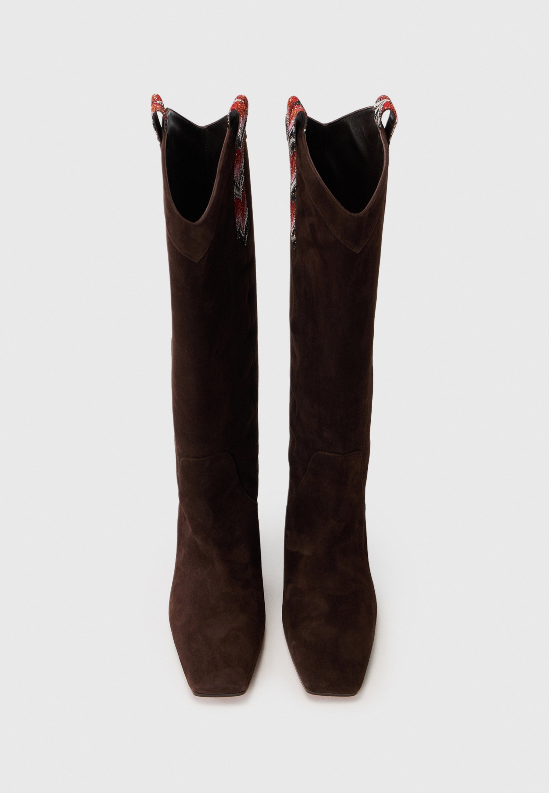Missoni CLARA - Cowboy-/Bikerstiefel - Dunkelbraun