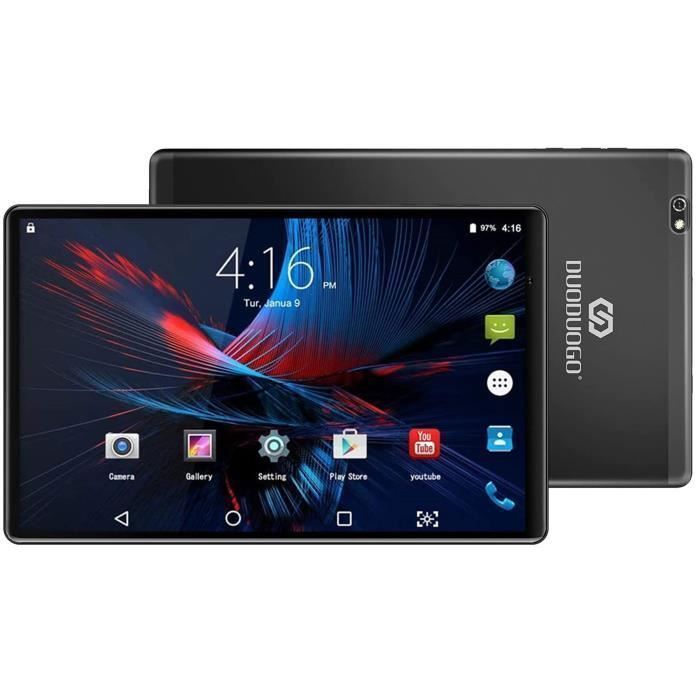 Tablette Tactile -DUODUOGO G20 - 10 Pouces HD - 8 Core - 4G LTE -WiFi - 4Go RAM - 64Go ROM - Android 10.0 - Dual SIM - GPS -