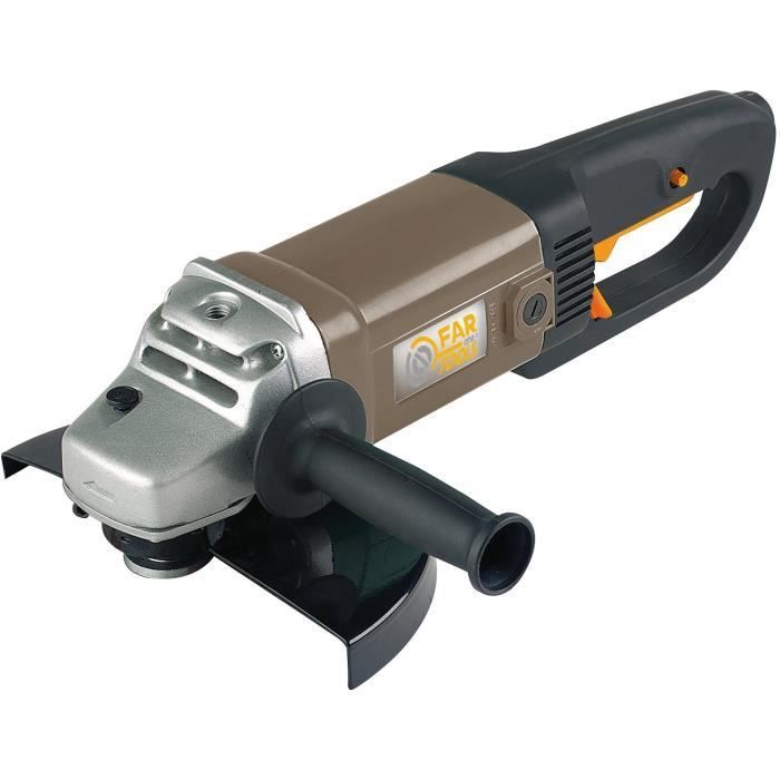 Angle grinder - OSE - 230 mm - Direct start - Brown and black