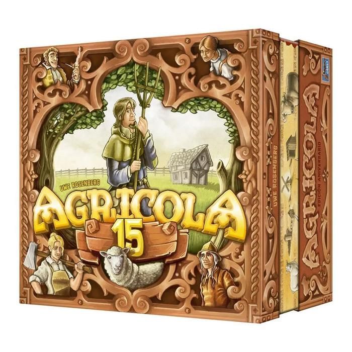 Jeu de société Agricola - Lookout Games - Édition 15ème anniversaire - Espagnol