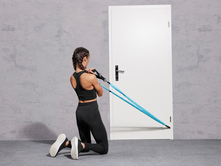 CRIVIT Fitness Szett Expanderekkel, három erősségben