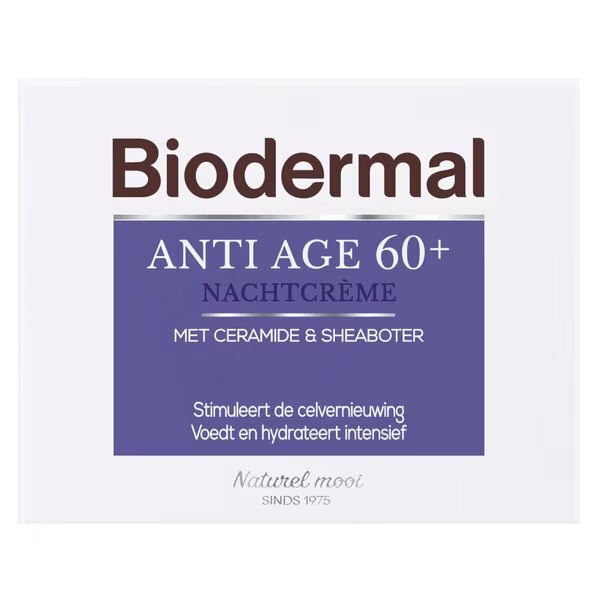 Biodermal Anti Age 60+ nočna krema<br>50ml - Zrela koža