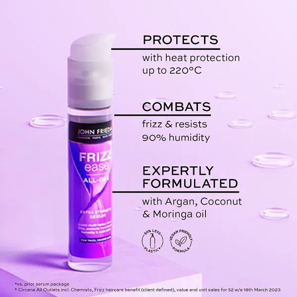John Frieda Frizz Ease Allt-i-ett Extra Starkt Serum 50 ml