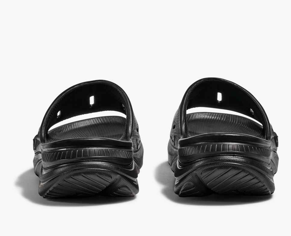 HOKA Diapositive de récupération Ora 3 Noir/Noir