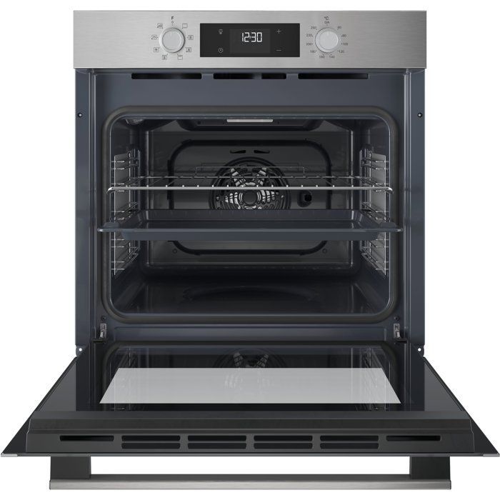 Inbouw oven - Katalytische reiniging - HOTPOINT - HAO455CX - Roestvrij staal - 71 L - 59,5 x 57 x 59,5 cm