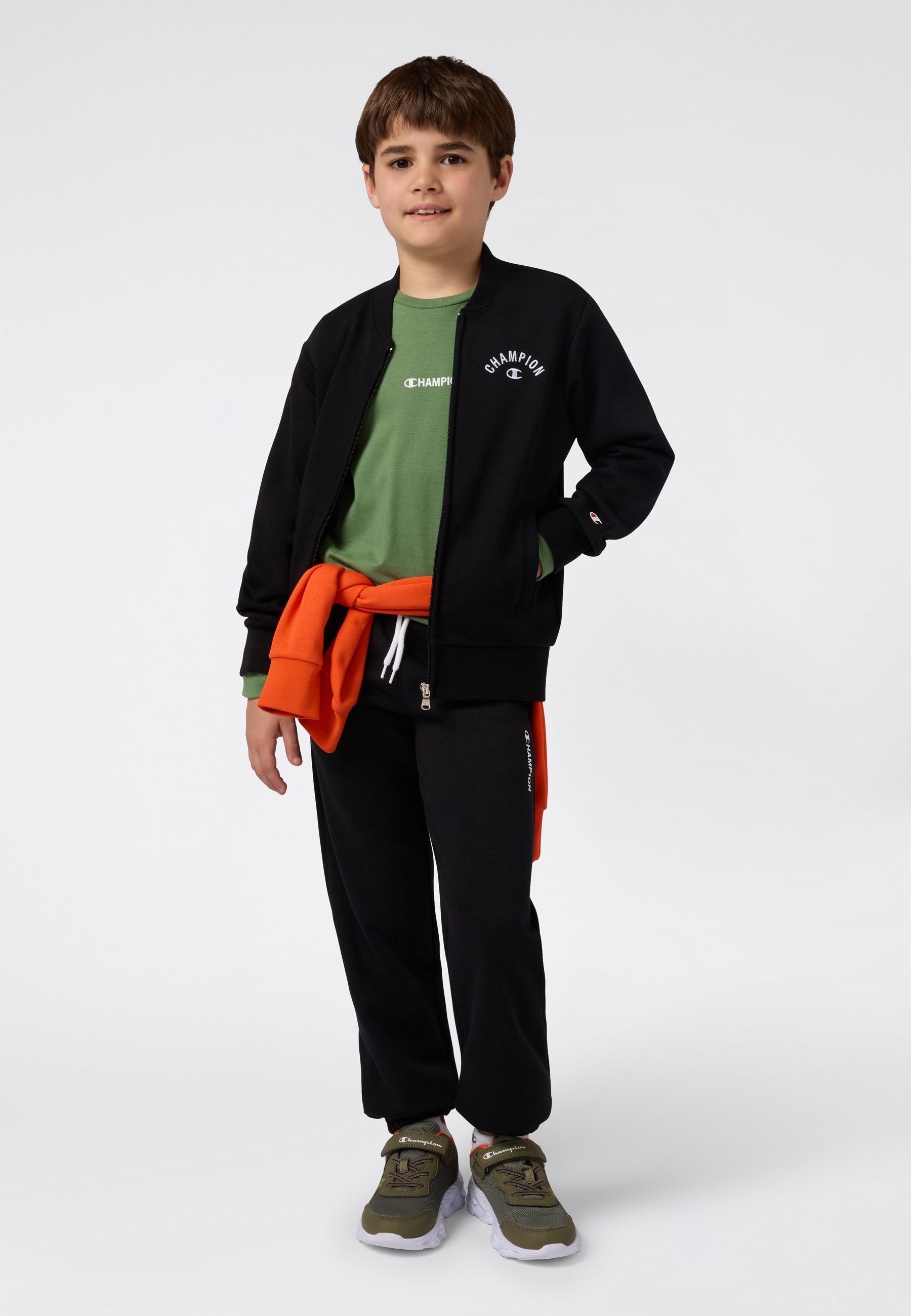 Champion GRAPHIC PANTS UNISEX - Teplákové kalhoty - black