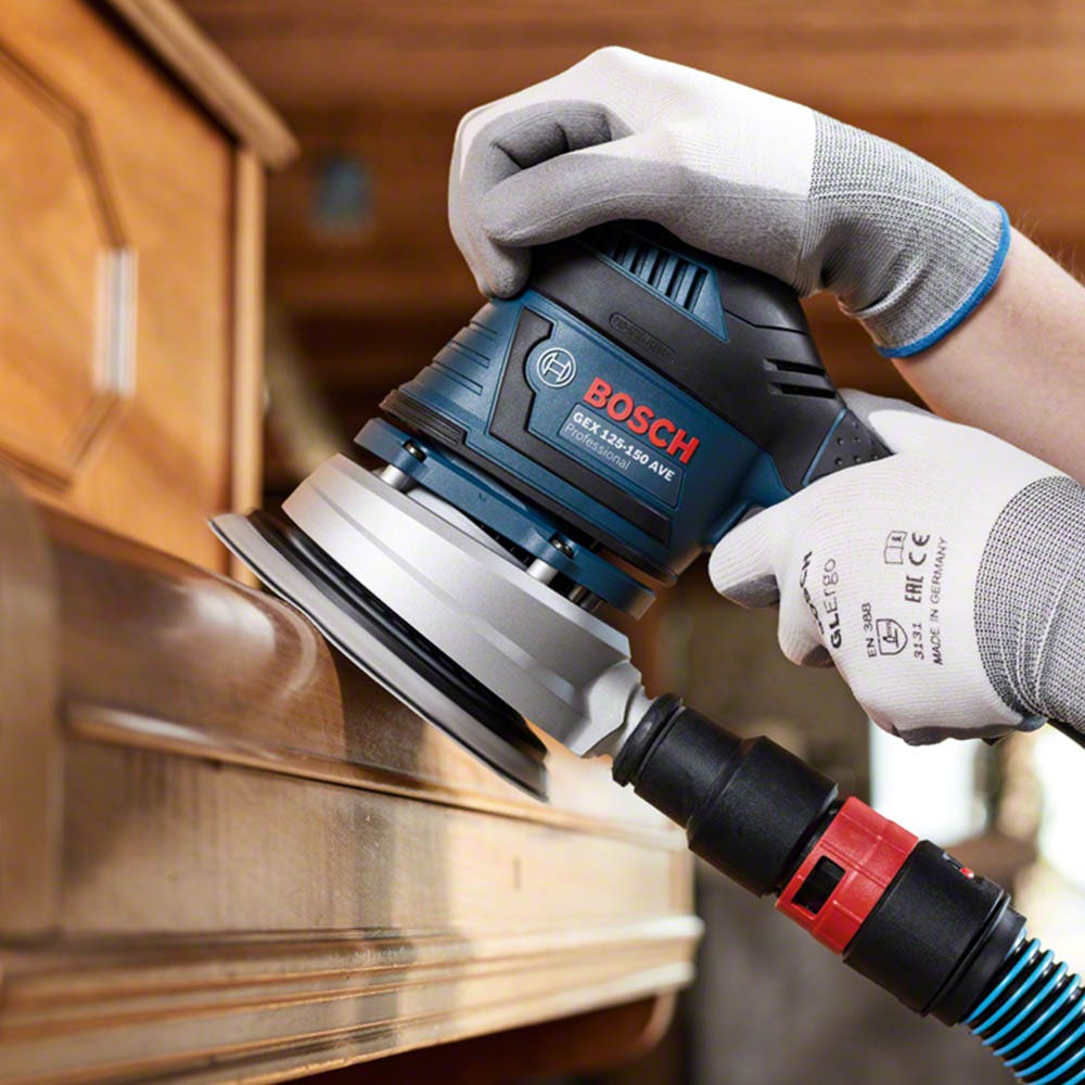 BOSCH Delta sandpapir 93 mm, blandet, med 6 borrelåshull, for tre og maling C470 – 5 deler