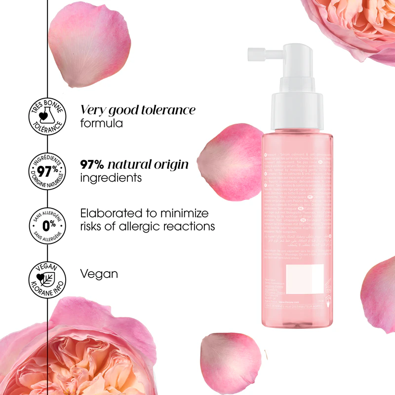 Klorane Peony Soothing Calming & Anti-Itching Serum: een verzachtend serum voor de gevoelige en geïrriteerde hoofdhuid.
