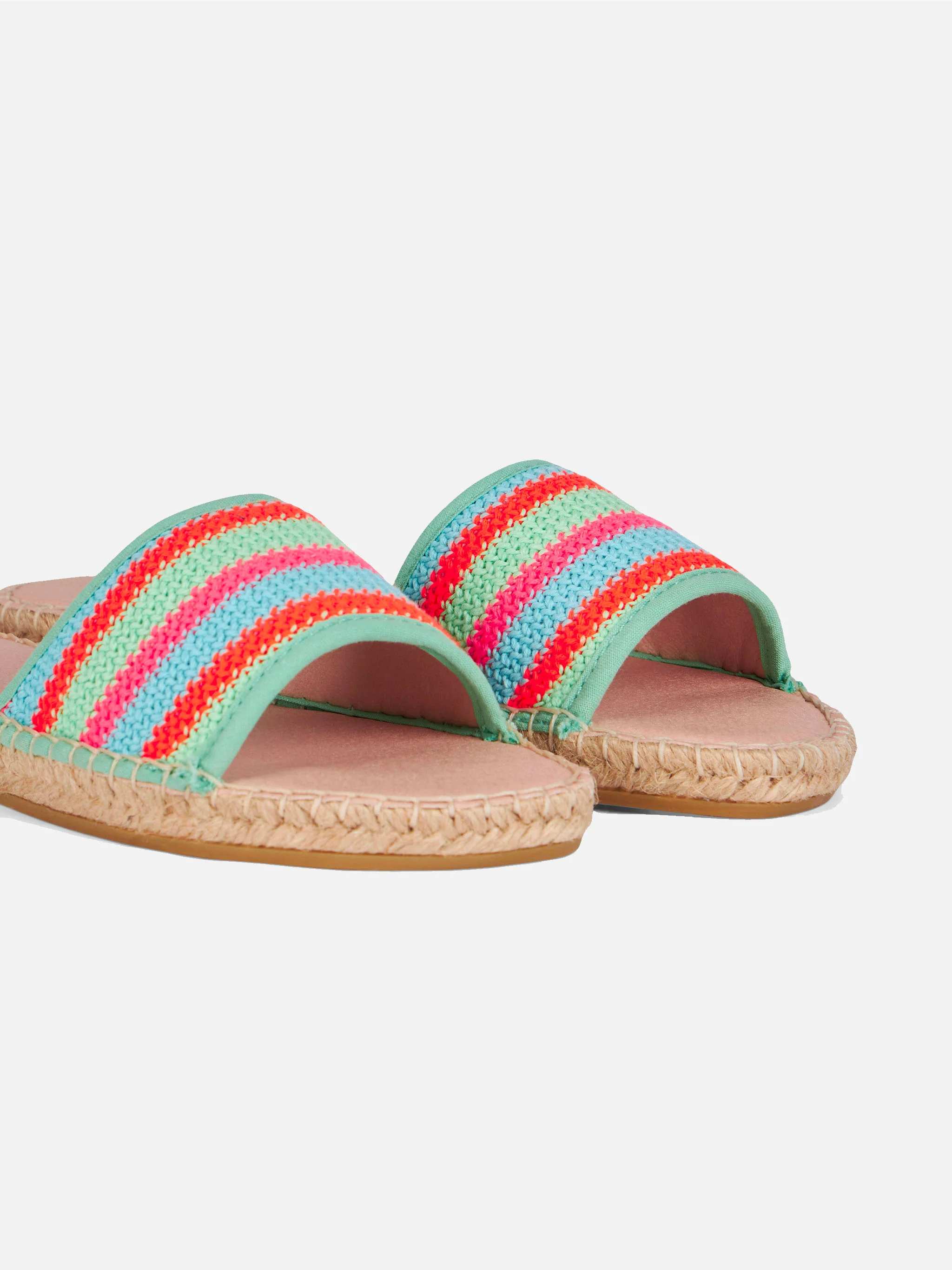 Espadrilles für Damen mit Häkelstreifen