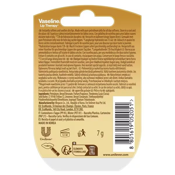 Vazelin Lip Care Crème Brûlée Lippenbalsem<br>7g