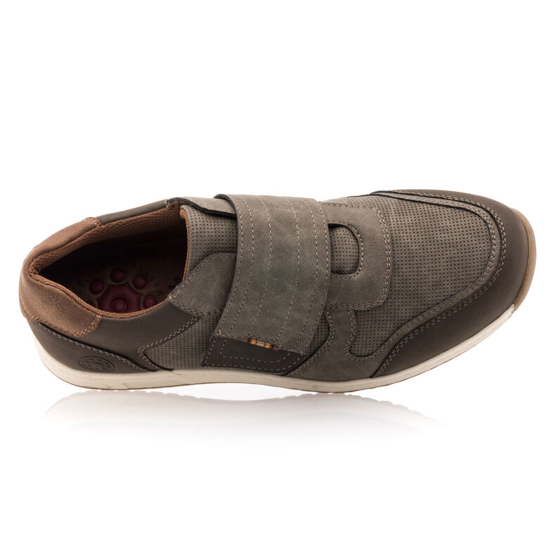 Grüne Herren-Komfortschuhe