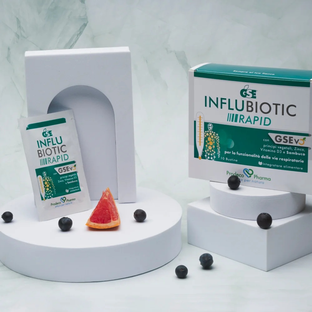 GSE Influbiotic Rapid ondersteunt het fysiologische evenwicht.
