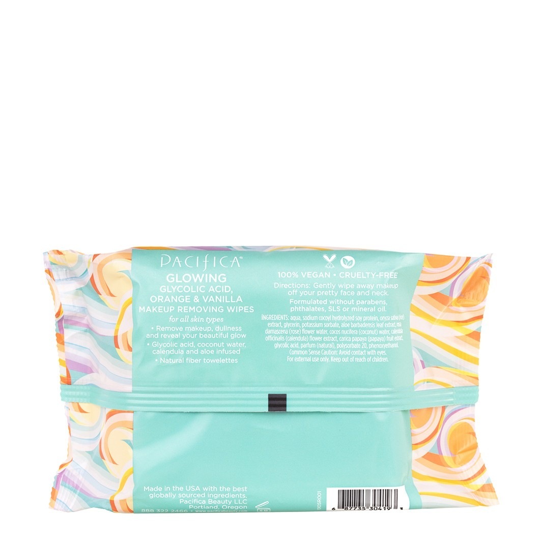 Pacifica Makeup Removal Sea & C Glowing Makeup Removal Wipes - Glowing Makeup Removal Wipes