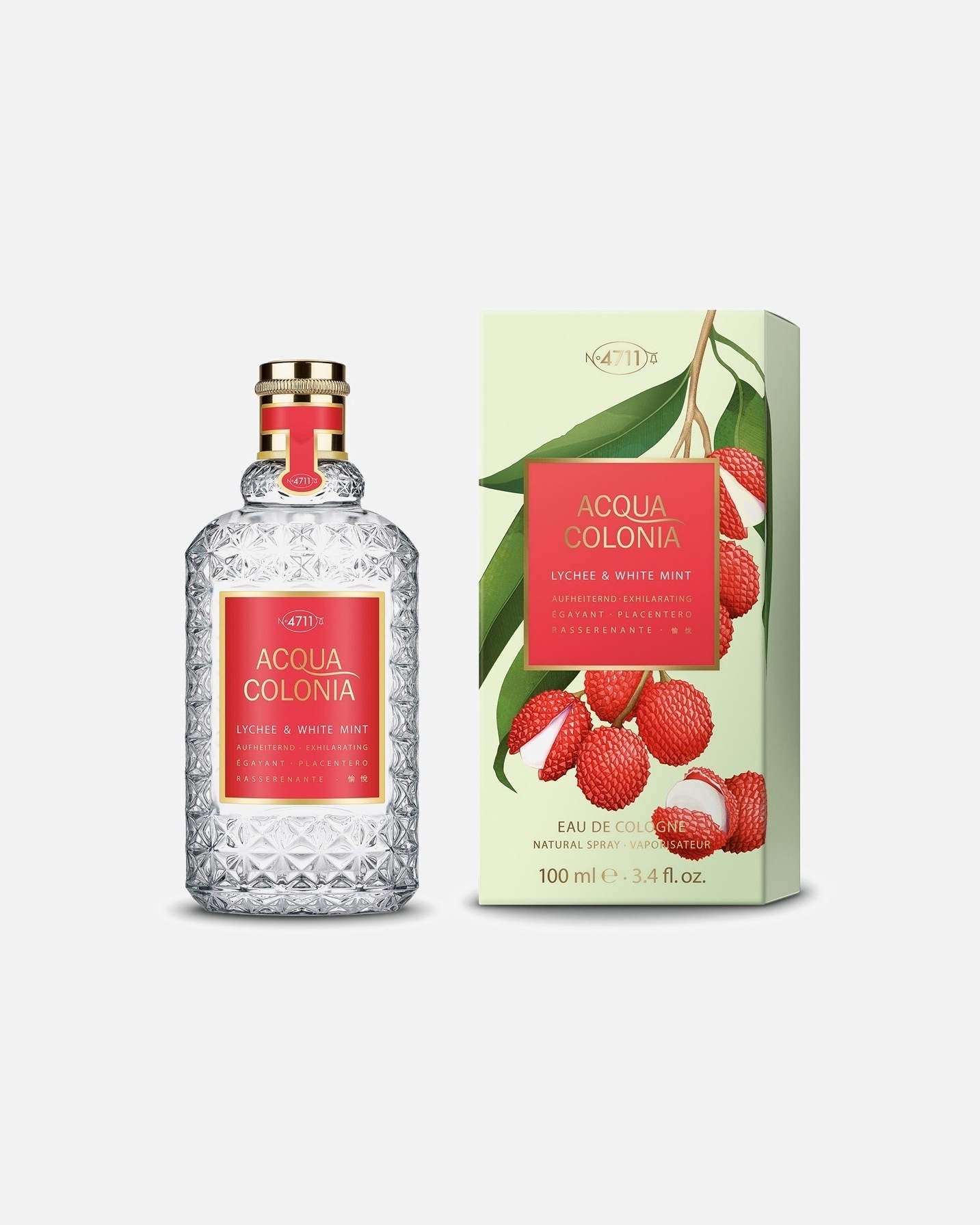 4711 Eau de Cologne Acqua Colonia Lychee & White Mint - 100 ml