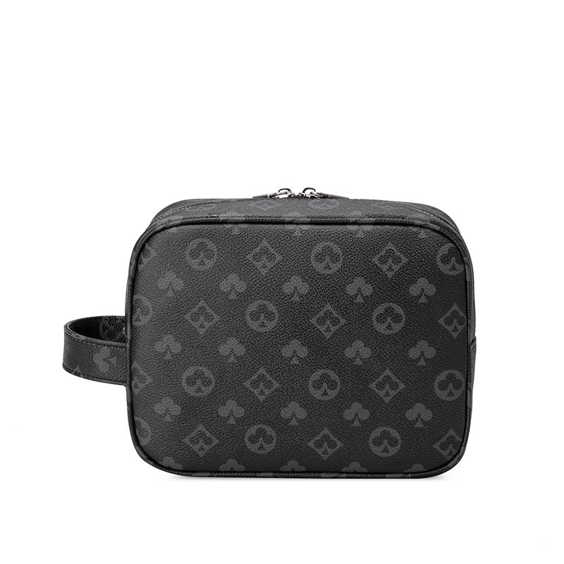 Borsa a mano da donna di lusso con stampa, stile europeo e americano, grande capacità, in PU di alta qualità.