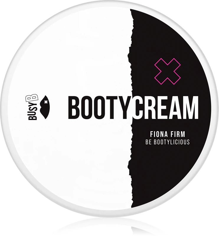 Creme firmador BusyB Fiona Firm Booty Cream para glúteos e quadris.