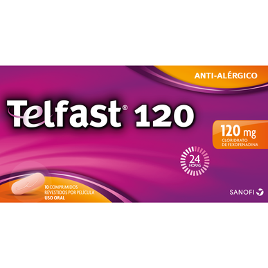 Telfast Antihistamiini 120 g 10 tablettia