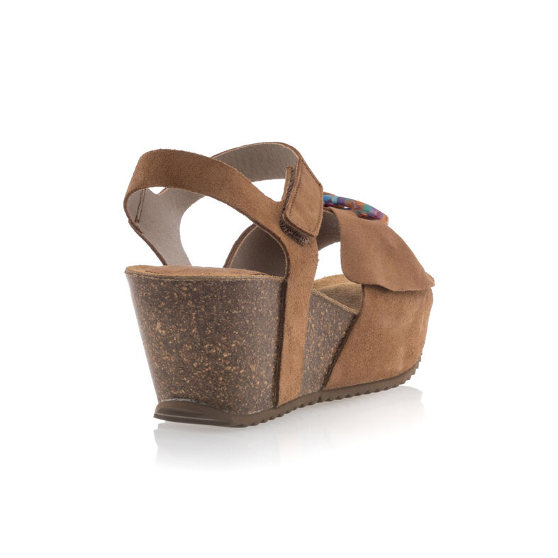 Brune sandaler / sko med åpen tå til dame
