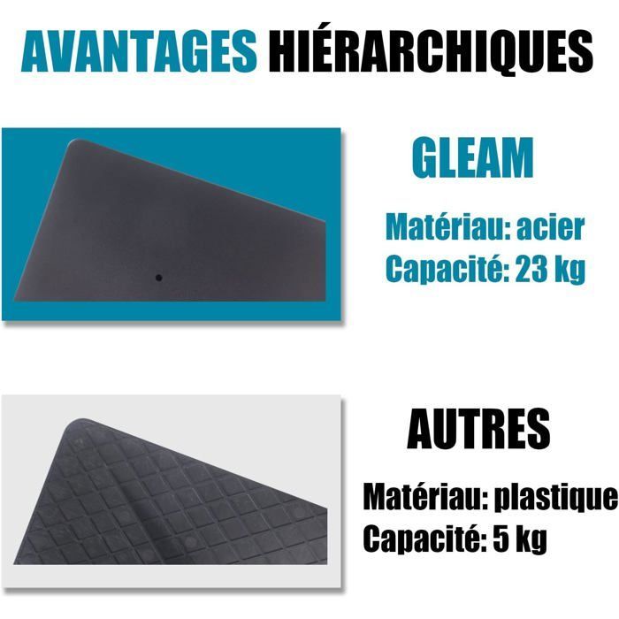 Support De Projecteur Puissant Grand Plateau 39 Cm (Longueur) X 29 Cm (Largeur) Hauteur De 60 Cm À 100 Cm Pour Les Ordinateurs Port