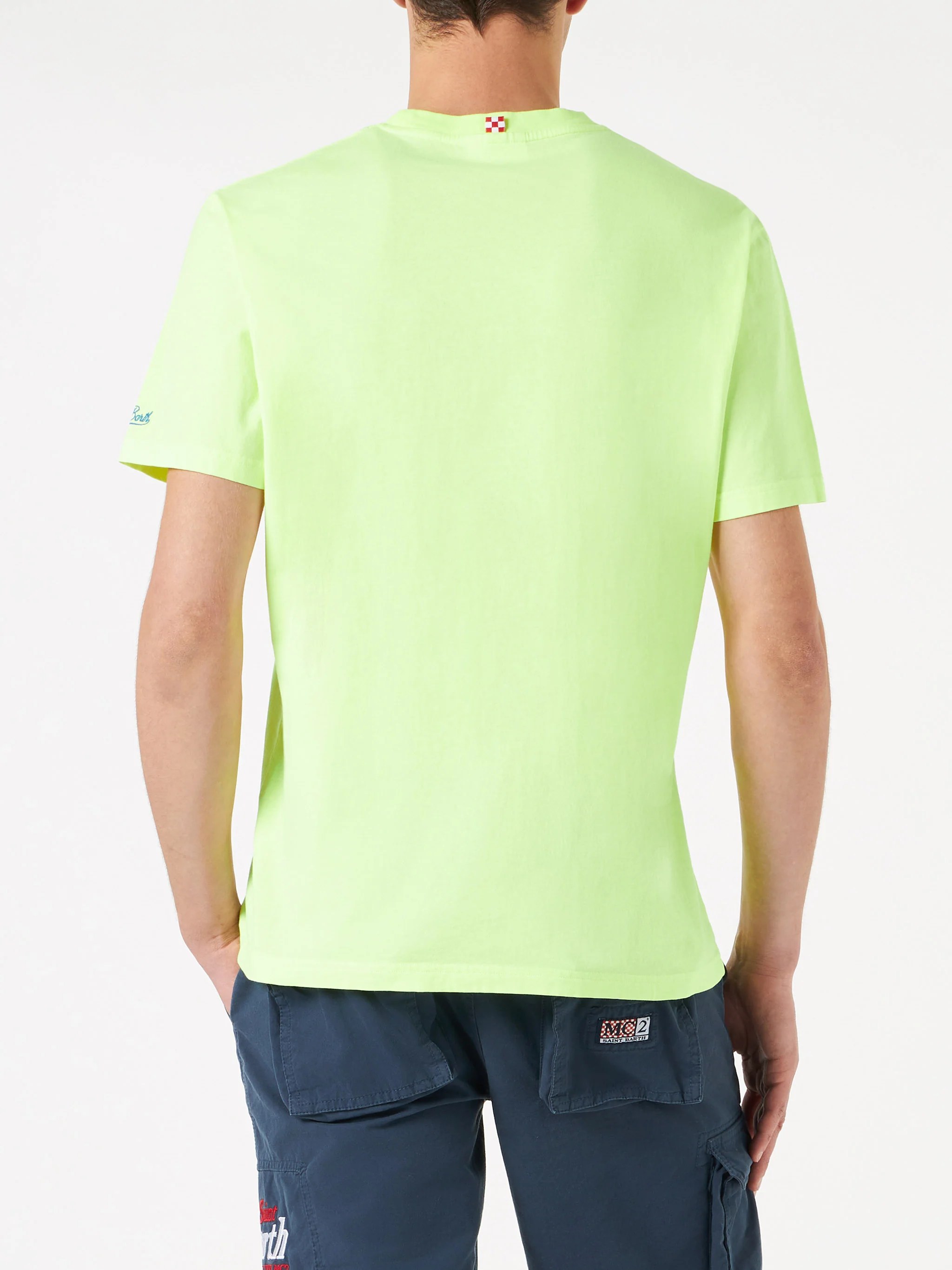 Heren katoenen T-shirt met 