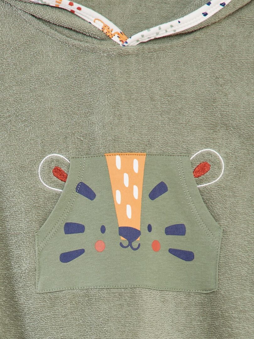 Poncho de baño 'Petit Beguin' - VERDE