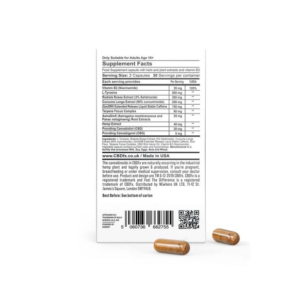 Capsule CBDfx Morning - 900 mg di CBD | Salute | Superdrug