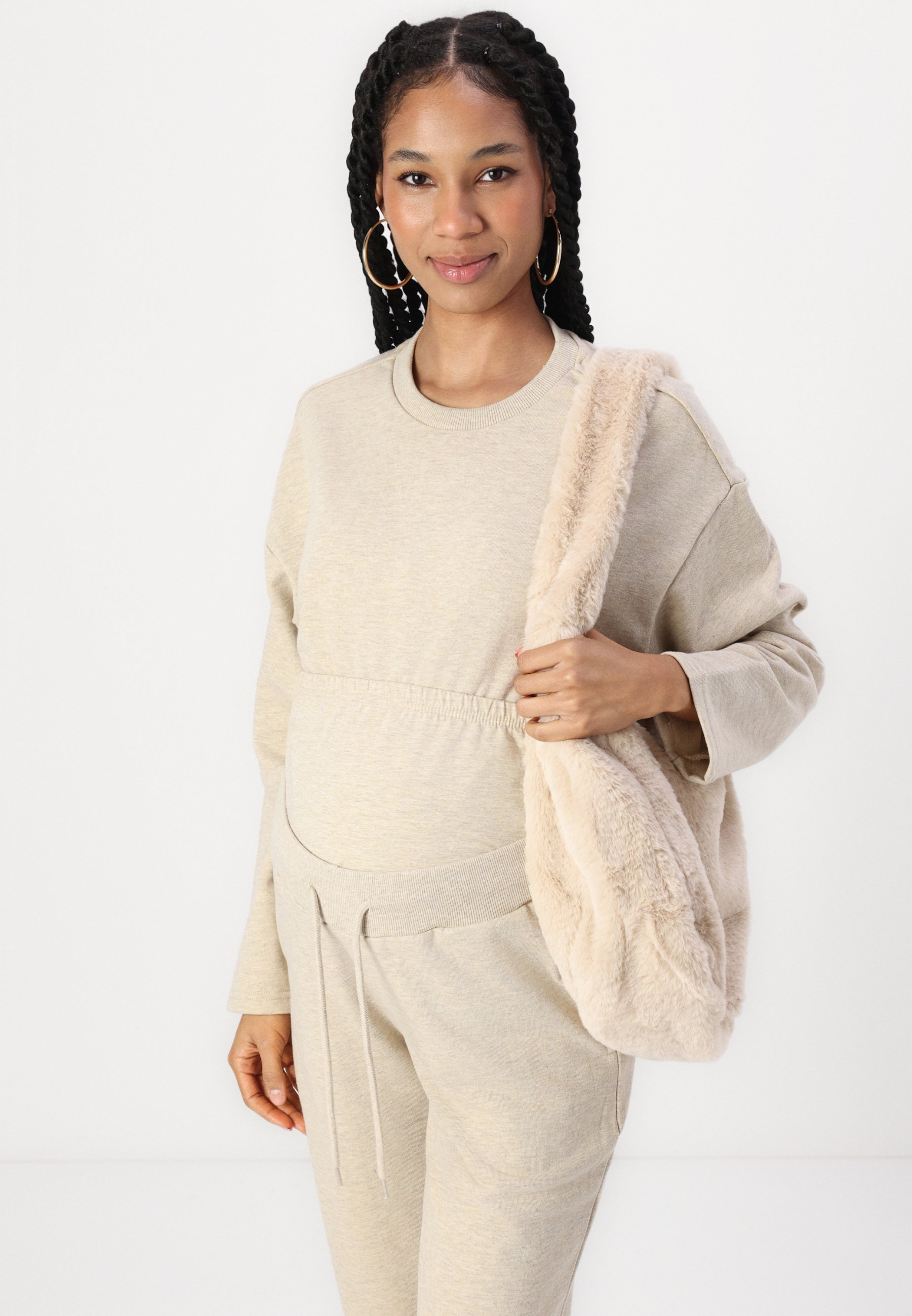 Anna Field MAMA SET - Trainingsbroek - beige