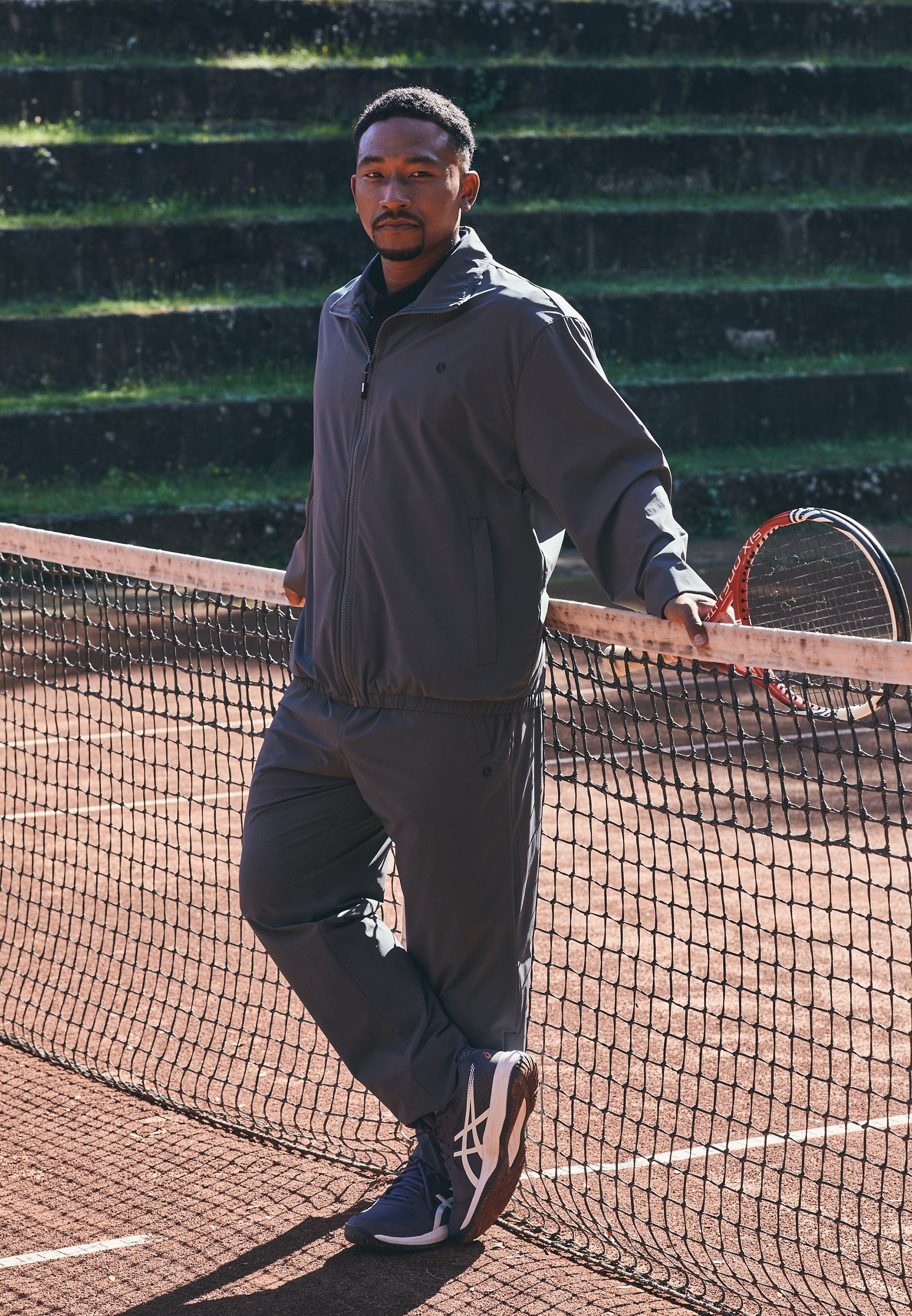 Björn Borg ACE TRACK JACKET - Giacca da allenamento - asfalto