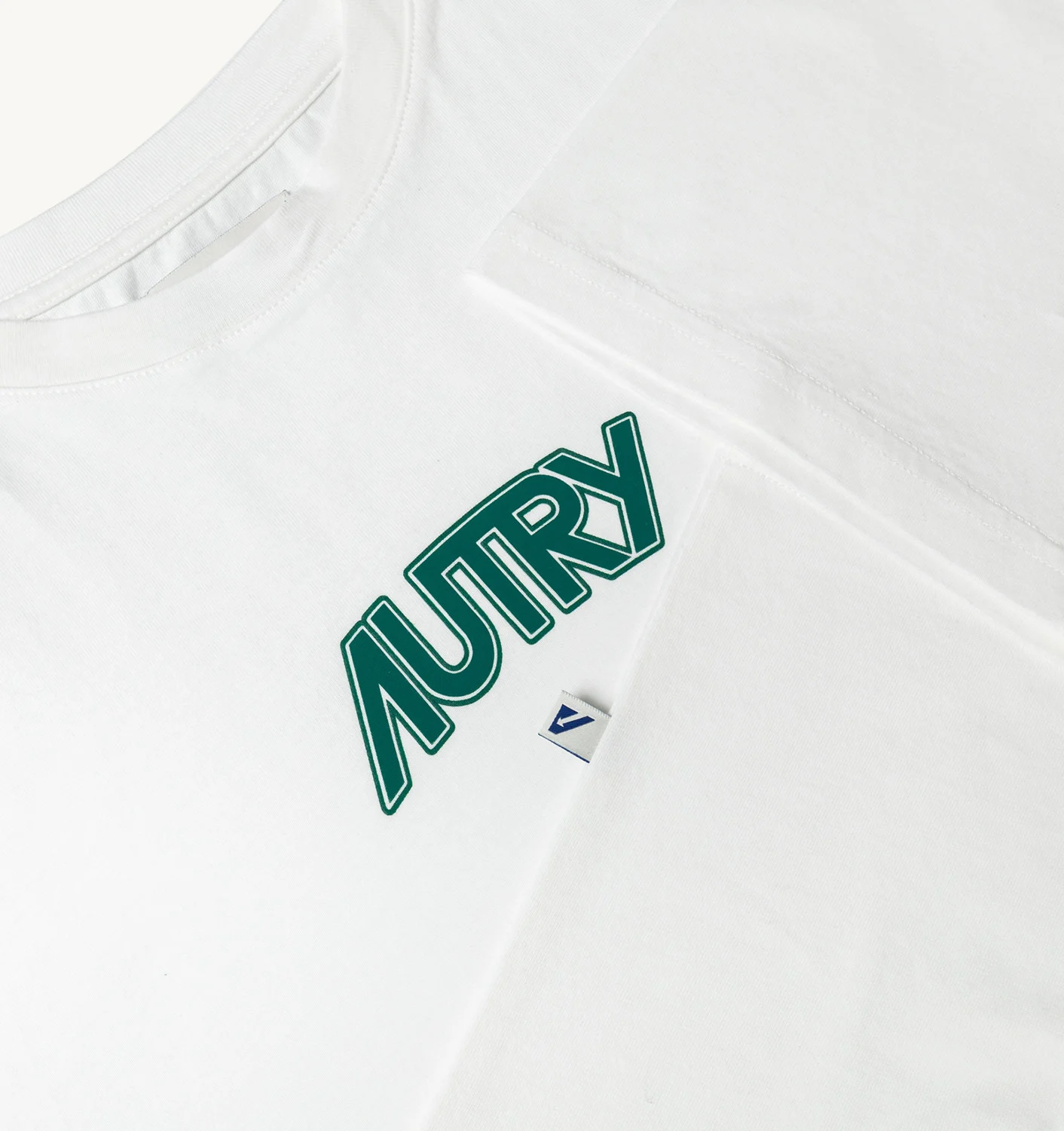 TRICOU ALB DIN JERSEY DE BUMBAC