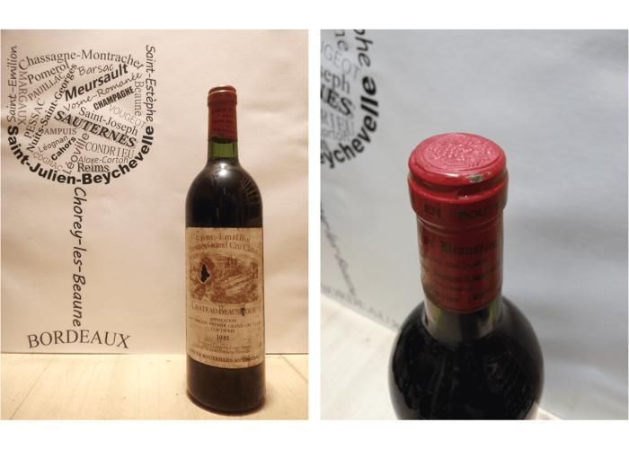 Château Beauséjour Duffau-Lagarrosse 1981 - Saint-Emilion Grand Cru - 1er Grand Cru classé B - 1 x 75 cl - Rouge