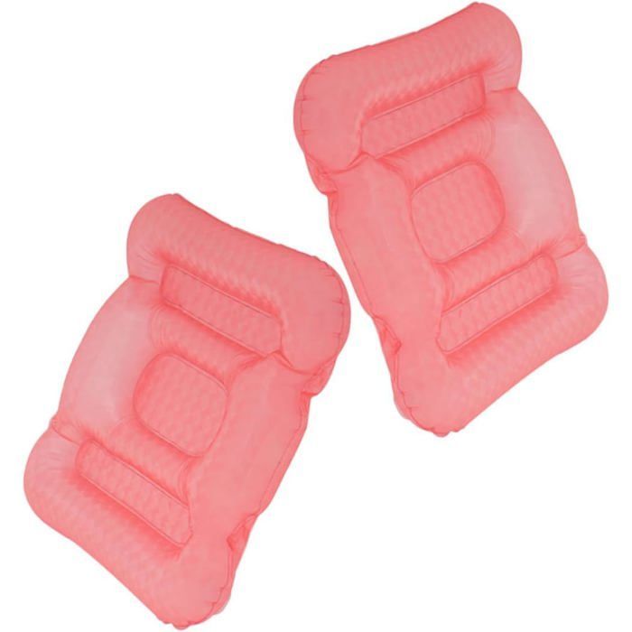 Cojín de baño inflable de 2 piezas, rellenable con agua, accesorio para baño y spa.