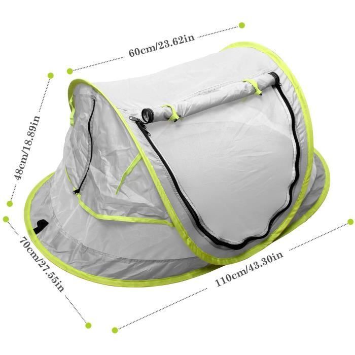 Tienda de campaña para bebés, cuna plegable, cuna de viaje, mosquitera, cuna/piscina de viaje resistente a los rayos UV para bebés de 0 a 3 años.
