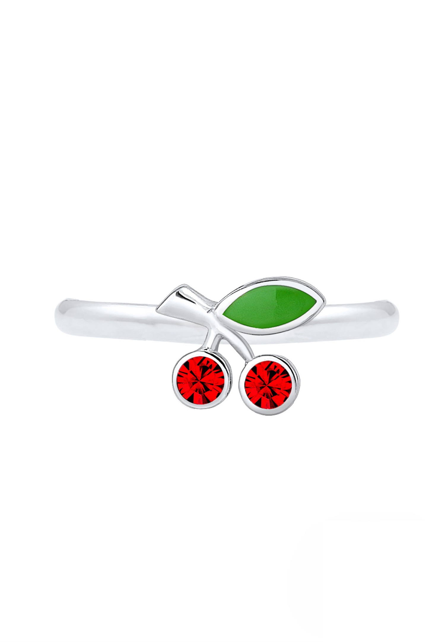 Elli Cerise pour enfants avec cristaux en 925/1000 argent massif