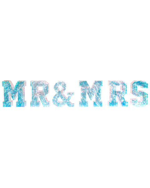 Podświetlany napis mr&mrs LED na USB
