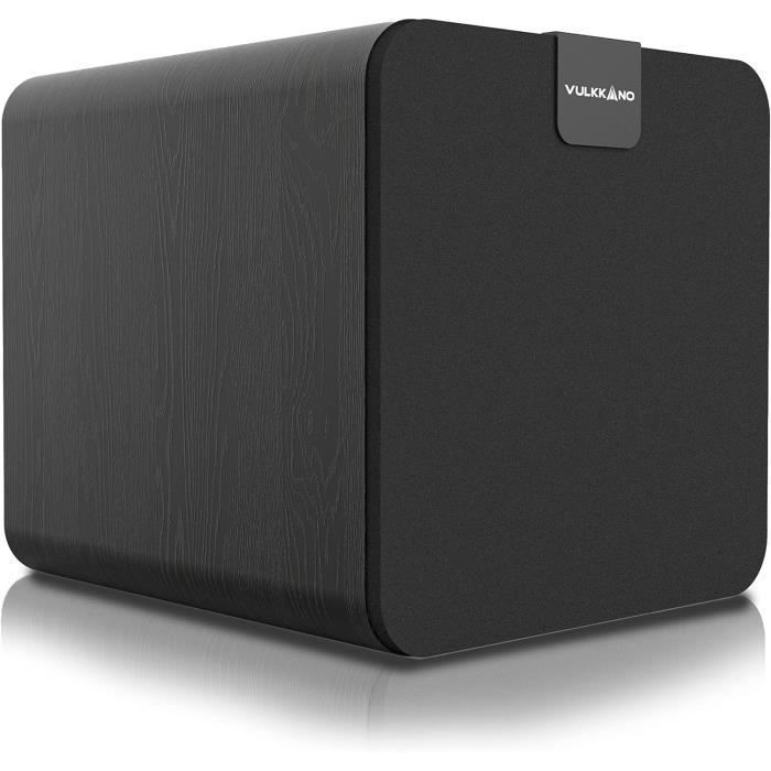 Subwoofer attivo - VULKKANO - SUB8 - 8 pollici - 80 W - Elegante finitura nera