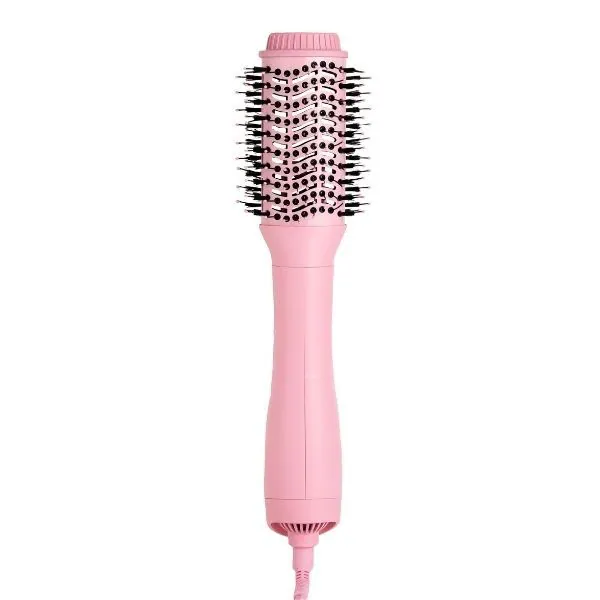 Cepillo secador de pelo Mermade rosa para peinar y secar en uno