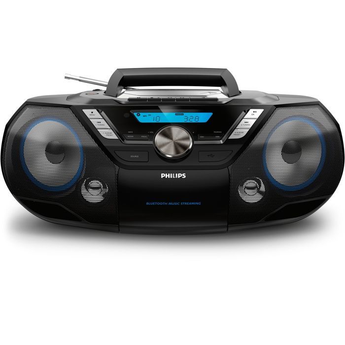 Reproductor de CD - Philips - AZB798T/12 - Sintonizador analógico y digital - DAB, DAB+, FM - 12 W RMS