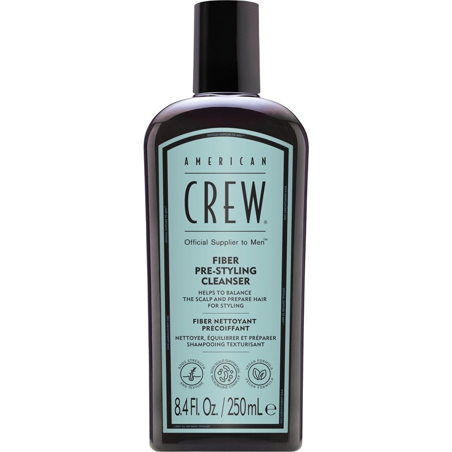 Champú y limpiador pre-estilizado con fibras capilares American Crew - 250 ml