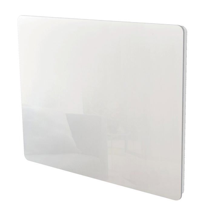 Radiateur électrique céramique GLASS blanc 1000W