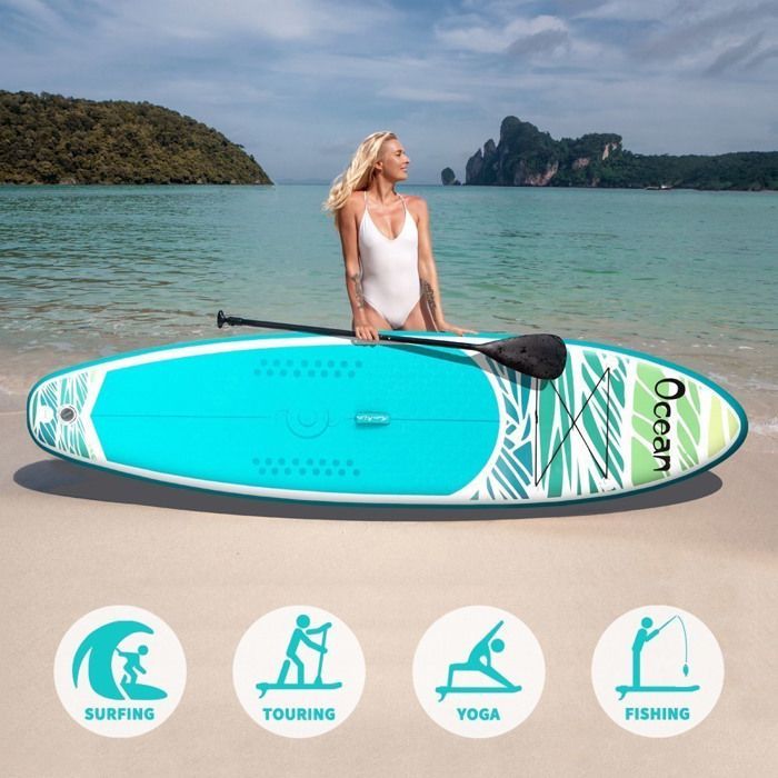 Tavola da SUP gonfiabile FunWater Stand Up, tavola da SUP antiscivolo, tavola da SUP per sport acquatici, tavola da surf, SUP