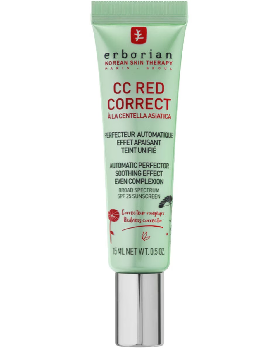 ERBORIAN CC RED CORRECT SKIN PERFECTOR FOUNDATION ΜΕ ΔΙΟΡΘΩΣΗ ΧΡΩΜΑΤΟΣ
