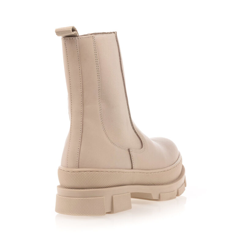 Beige dameslaarzen / enkellaarzen